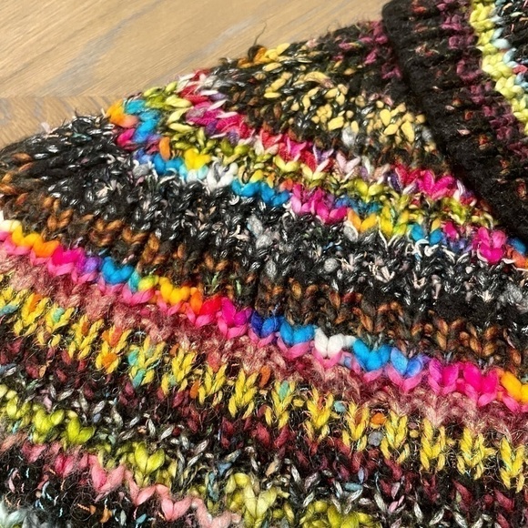 ANTHROPOLOGIE Piera Knit Turtleneck Poncho Sweater - Picture 9 of 12